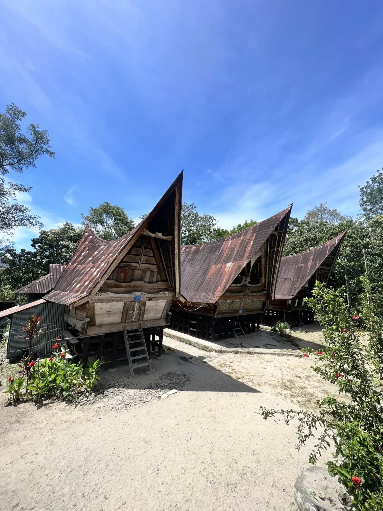 Maisons traditionnelles Lac Toba